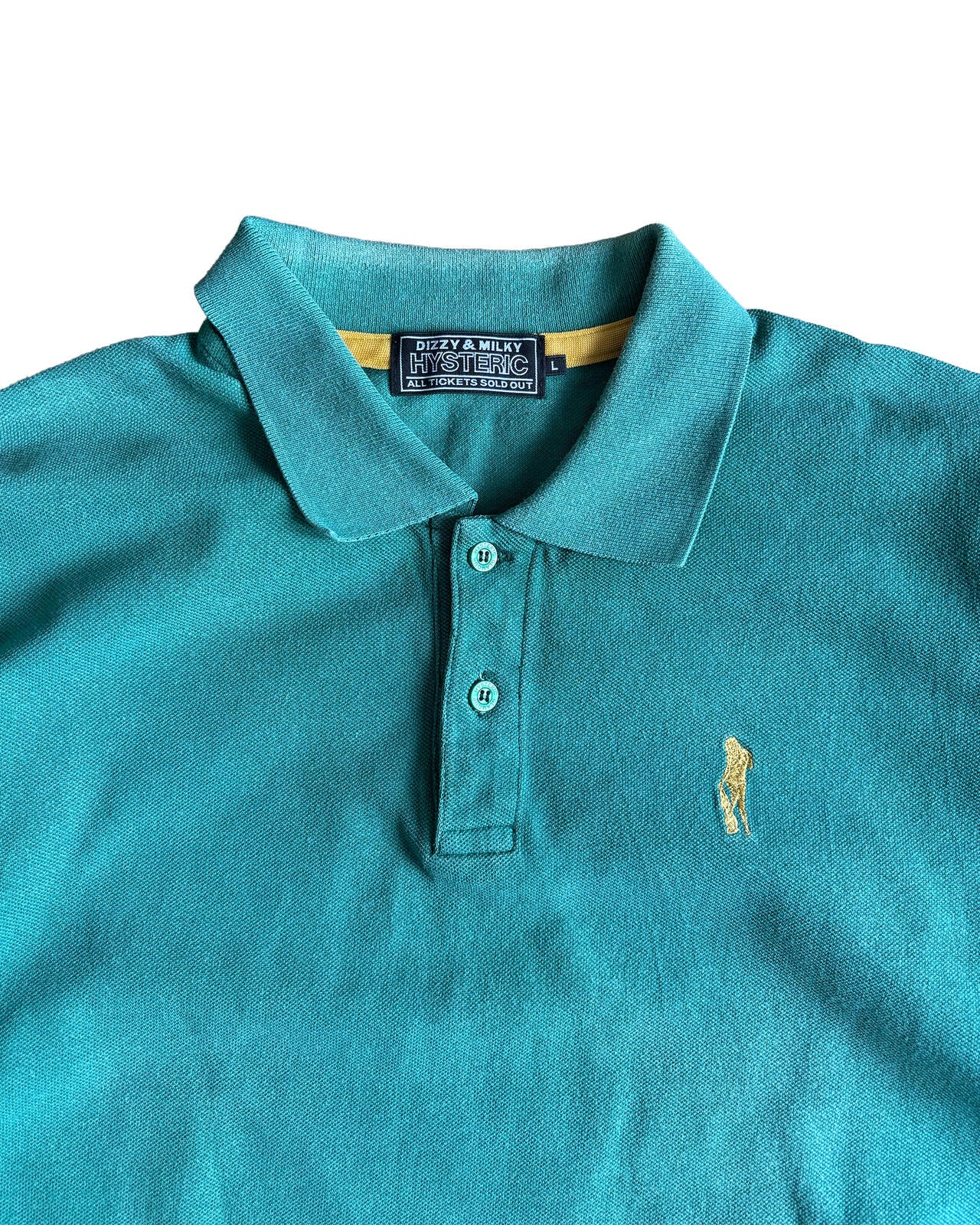Hysteric Glamour Polo Shirt Green Large