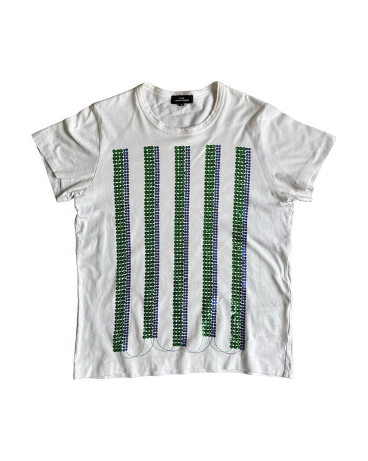 tricot Comme des Garçons Sequin Stripe Tee