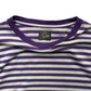 Needles Striped Pocket Tee Purple Medium