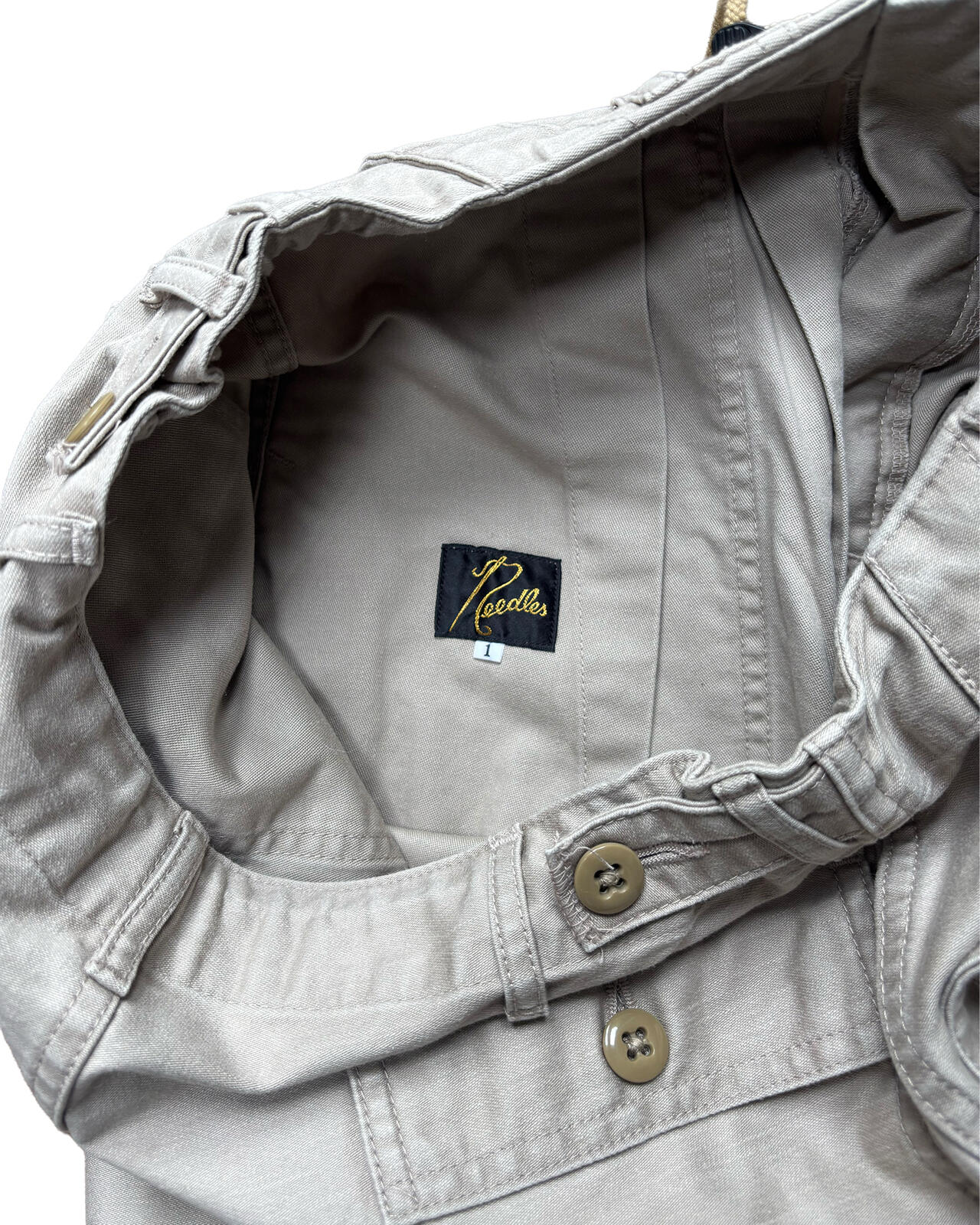 Needles HD Fatigued Pants Beige Japan