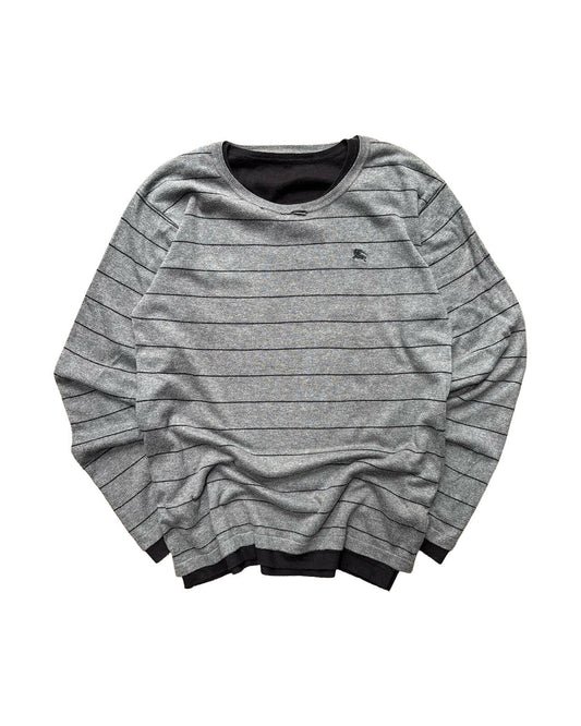 Burberry Black Label Reversible LS Tee M
