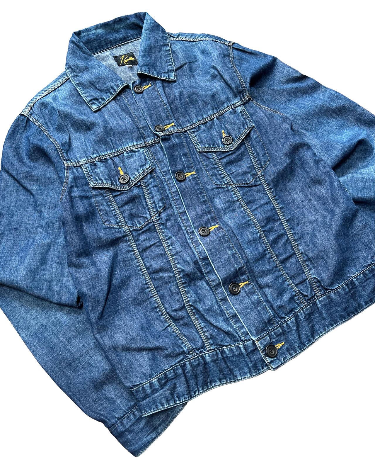 Needles Cotton Linen Denim Jacket S