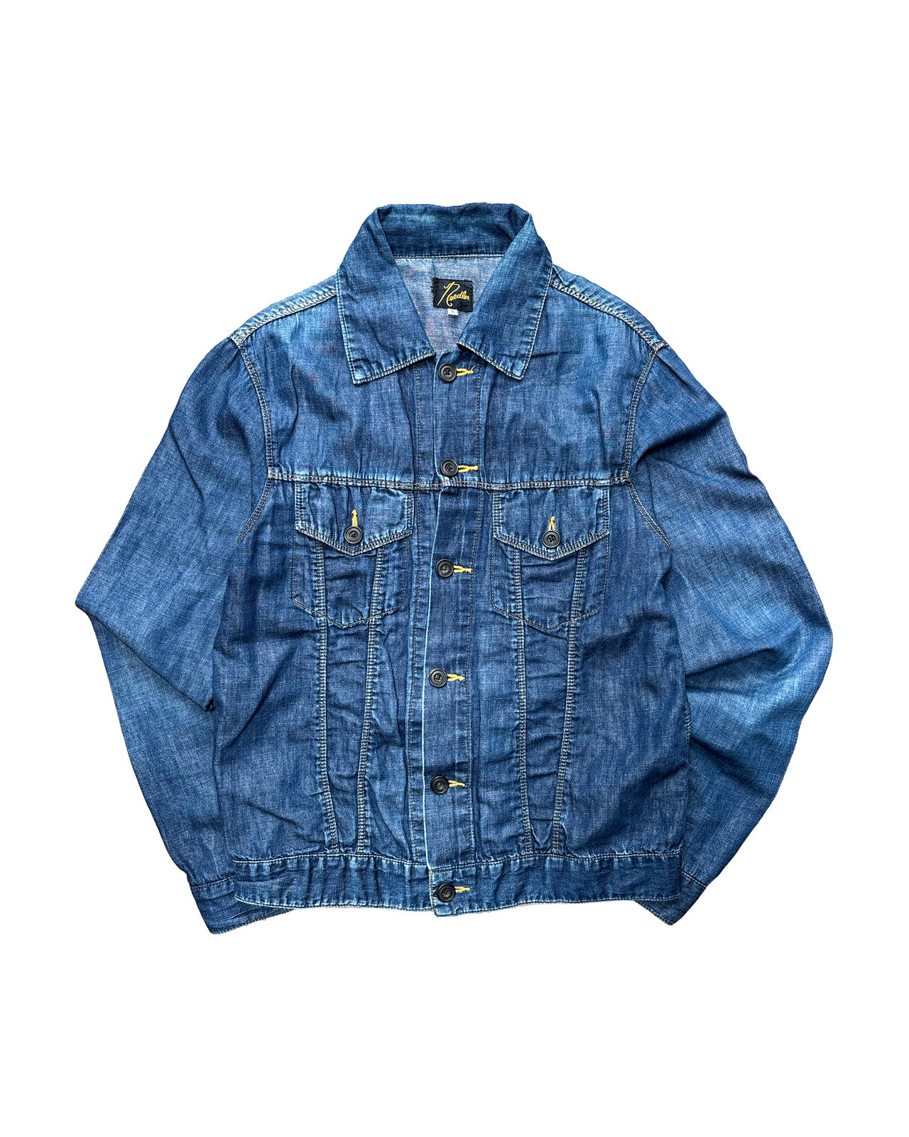 Needles Cotton Linen Denim Jacket S