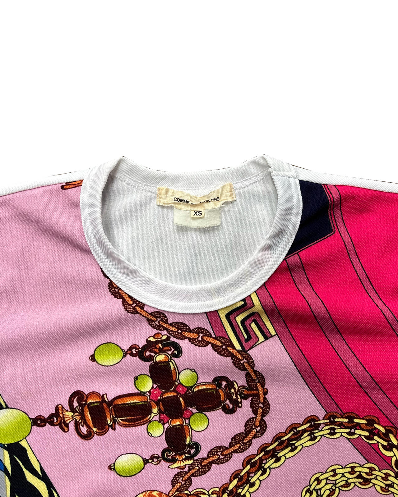 Comme des Garçons Scarf Print Tee XS
