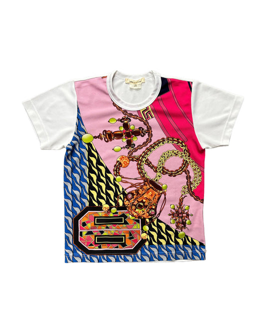 Comme des Garçons Scarf Print Tee XS