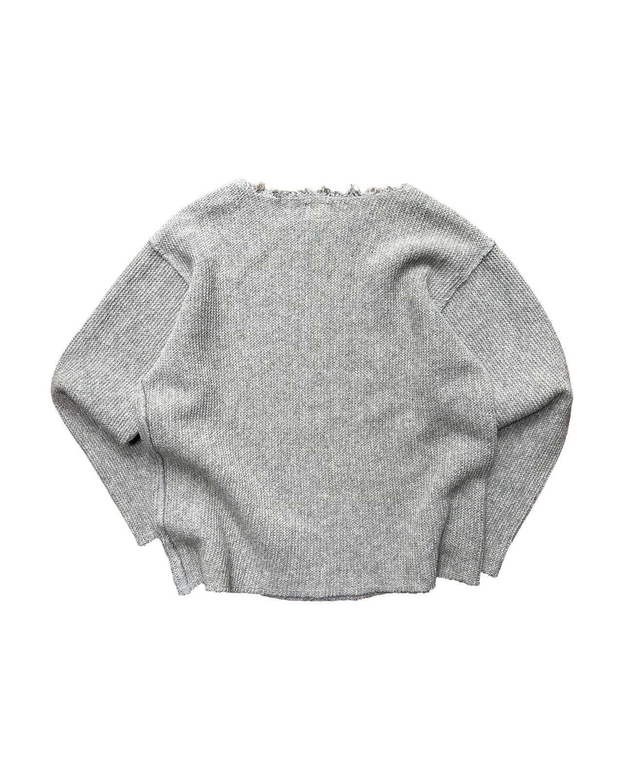 Needles Wool Knit Sweater Grey Medium